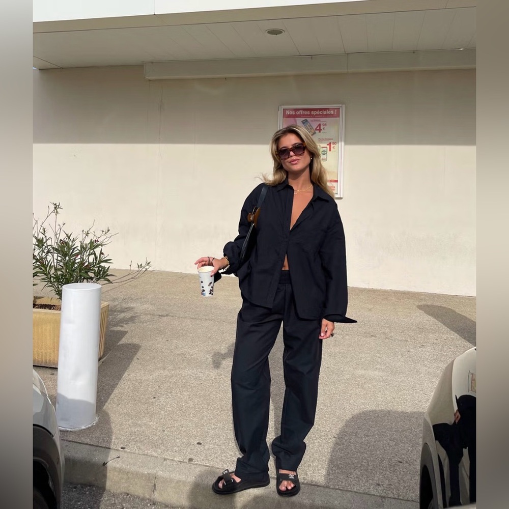 Djerf Ave Breezy Pants Black